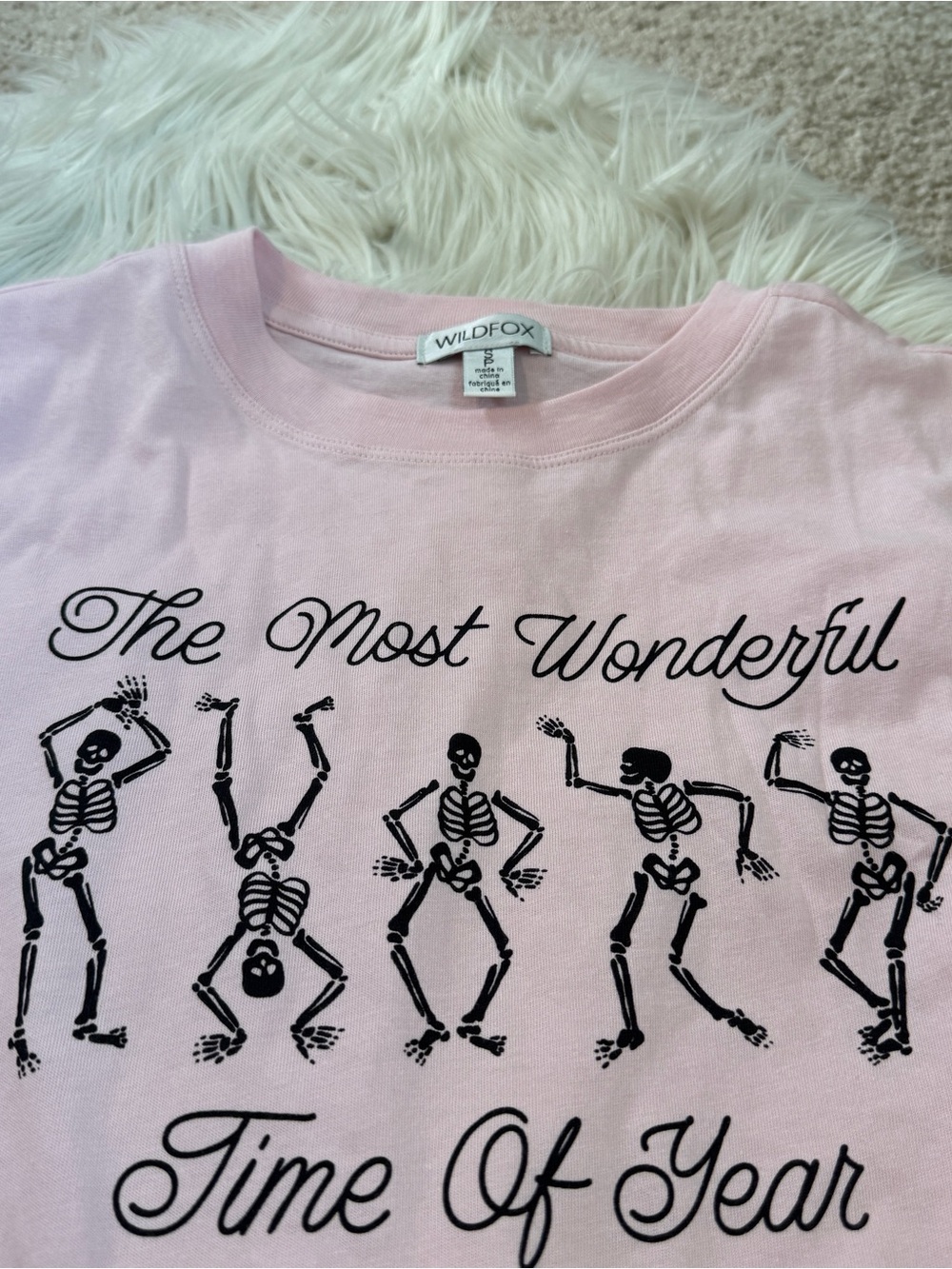 EUC Wildfox Halloween Favorite Time of Year Ryan Tee S - Picture 2 of 6
